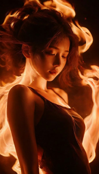 白棱(XL,FLUX)_Fire Element - Special Effects 火元素-特效 - SDXL-v1.0