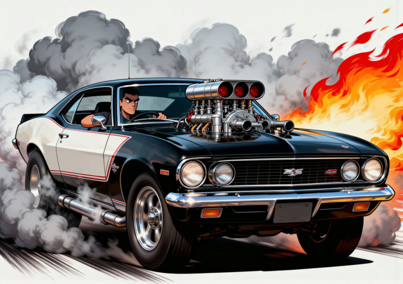 Dragster Caricature - v1.0