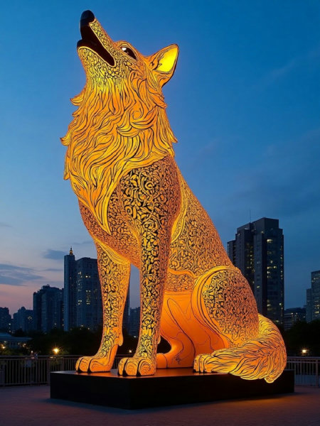 C_Illuminated Animal Sculptures_Multiple Animal Shapes - v1.0