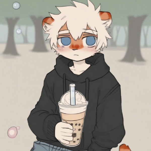 Milkytiger & Milkybot & hu ku li| Fursona - SDXL