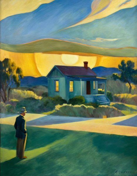 Edward Hopper Style XL Nr. 1 - v1.0