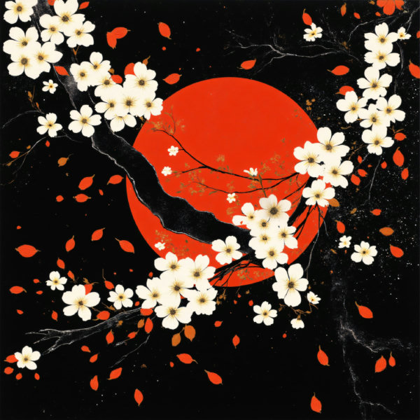 Modern Ukiyo-e illustration - Flux