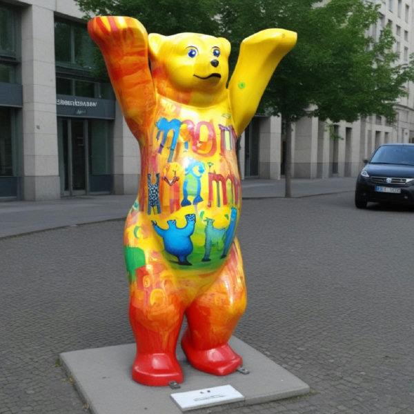 Berlin Buddy Bear - LoRA Concept - SDXL V1