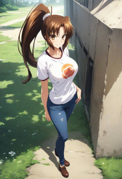 Mai Shiranui/ - Queen's Gate : Spiral Chaos/ Animagine XL 3.1 + IllustriousXL - v1.0 - AnimagineXL3.