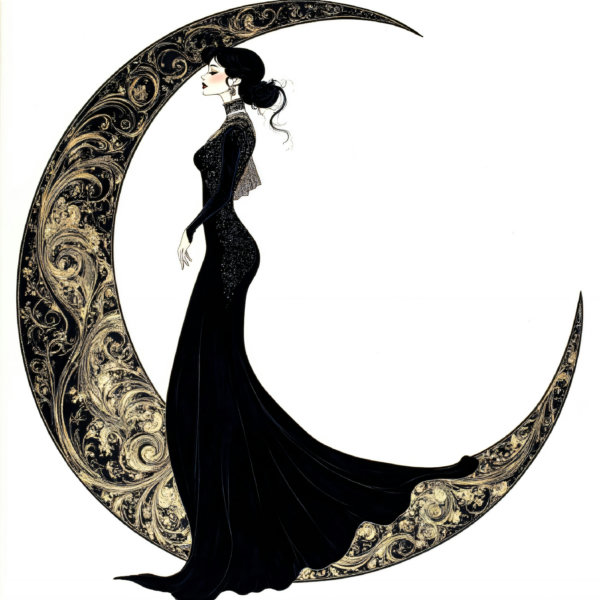 Art Nouveau Fashion illustration - Flux