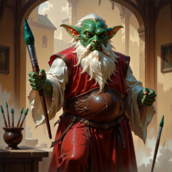 Dark Fantasy Oil Painting IL&Flux | Shrekman Style Mix Pack - FluxV2.5