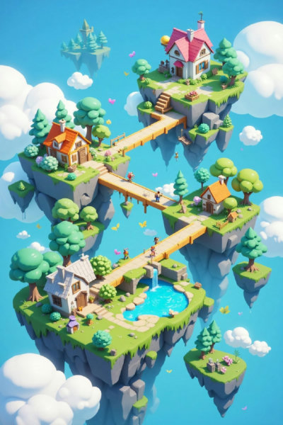 DL_Fantasy 3D Scenes_Game Scene Generation - v1.0
