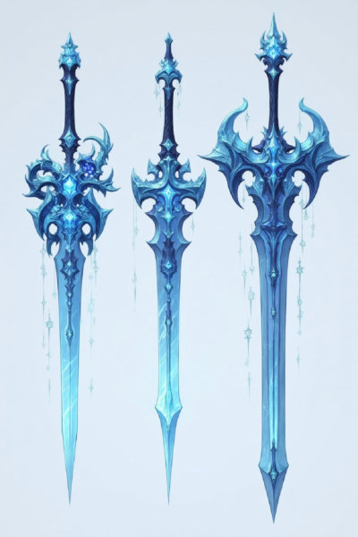 E_Fantasy Weapon Design_Diverse Style Generation - v1.0