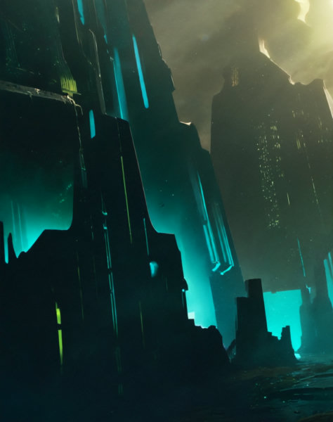 Necron Architecture (Buildings) (SDXL) (AD) - v1.0