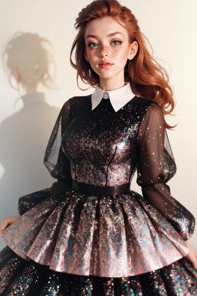 Constellation Glitter Dress - v1.0