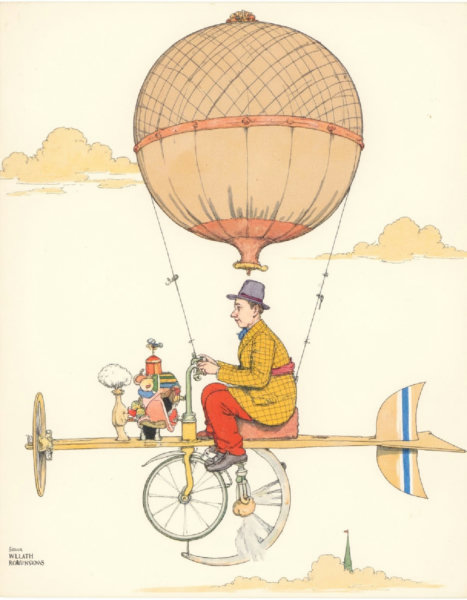 Retro-futurist contraptions - William Heath Robinson Style - Flux1-Dev