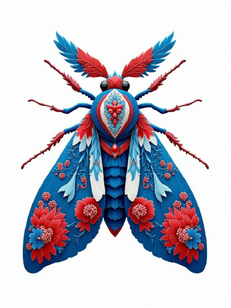 A_Chinese - Style Butterfly Patterns_Blue - Tone Butterfly Generation - v1.0