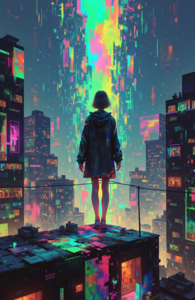 Anime Art-Style - Psychedelic/Glitch