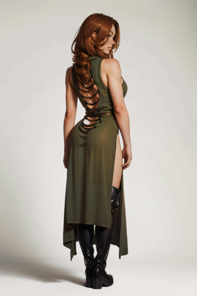 Echo Hooded Dress - 2 versions - v1.0
