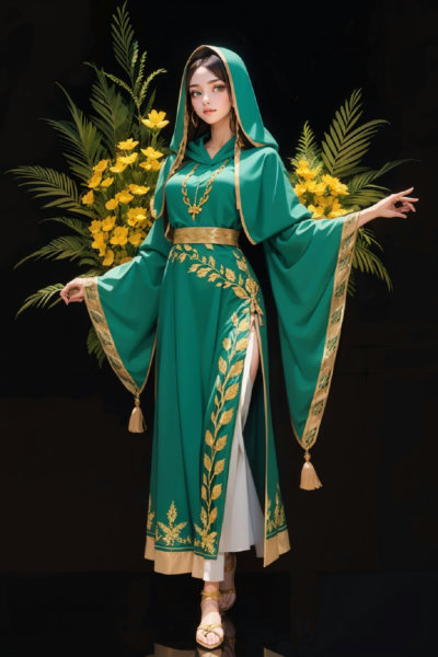 Embroidered Burqa Dress - v1.0