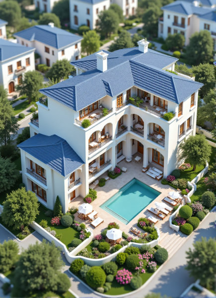 Blue and white villas - v1.0