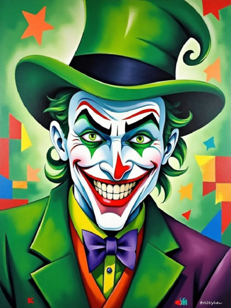 DK_Cubist Style_Joker Image Creation - v1.0