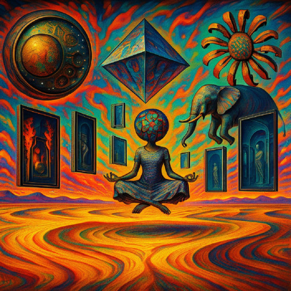 Dalí's Levitation Dream - SDXL