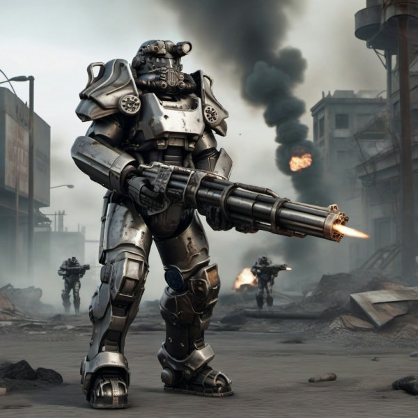 Fallout - T-60 power armor - Flux1.D & SDXL - v1.0 SDXL