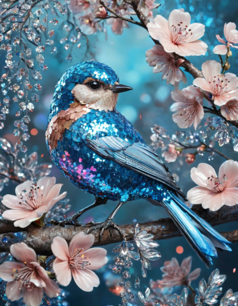 World of Glitter - 103_a6 (Blue)