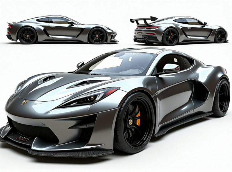 Sports car multi view design - v1.0