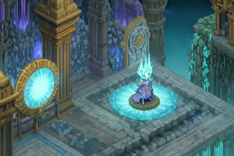 XL FFTA Isometric Grid Map, Tile Map, Level, Scene, Environment Design, Final Fantasy Tactics Advanc