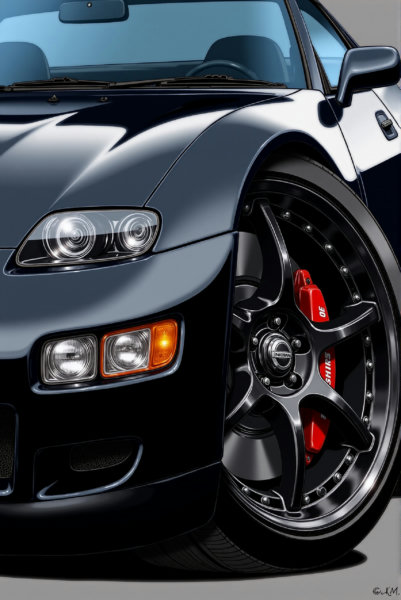Automotive Art styles - CARtoon CARicature style