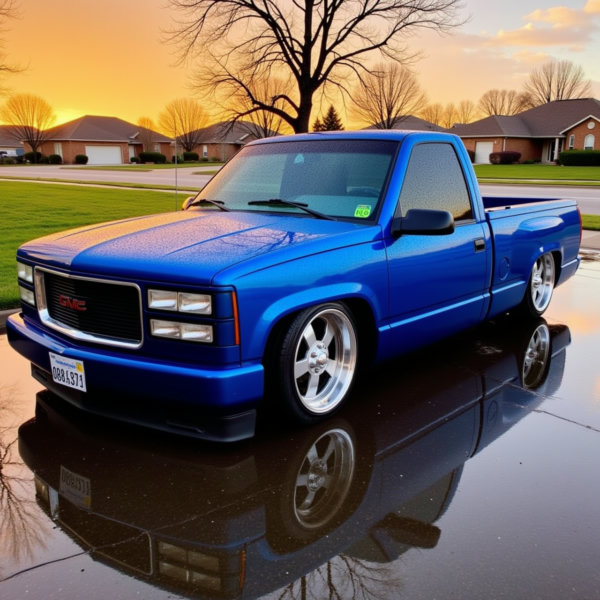 1988-1998 OBS Chevy GMC Truck Sierra and Silverado (custom, lowered & bagged) - V1