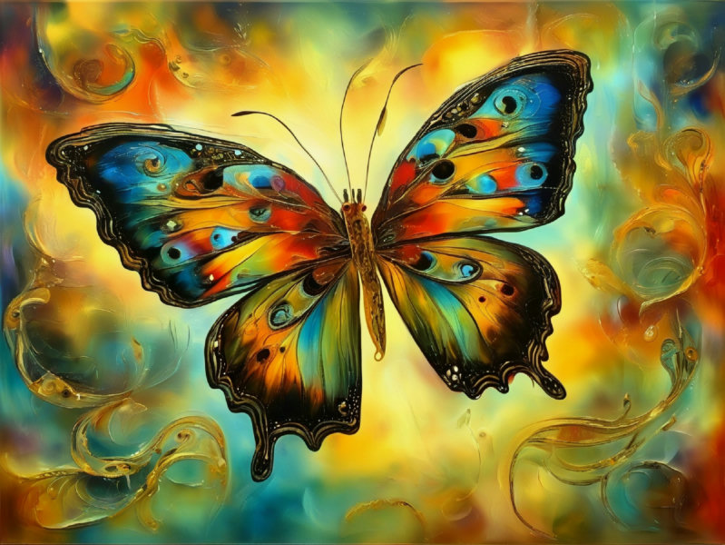 Colorful Flowing Abstract - CE - SDXL & Flux - V01 - SDXL