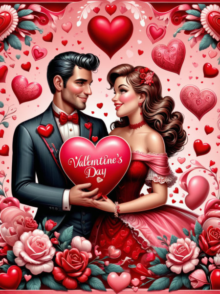 Kitschy Valentine's Cards FLUX & SDXL - SDXL