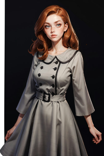 Vintage Grey Dress - v1.0