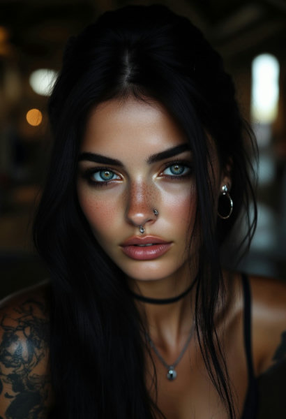 Facial Piercing FLUX @Ethanar - V1