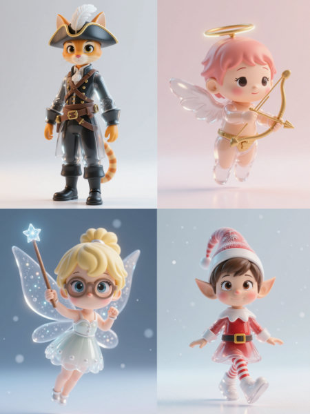 Translucent and glossy figure model for Blind Box - v1.0