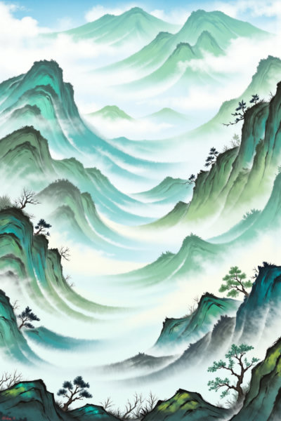 Chinese Scene Ink Painting Style - Flux v2.0