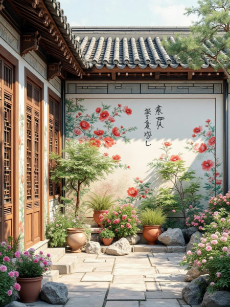 E_Traditional Chinese Courtyard_Ancient Building Scene Generation - v1.0