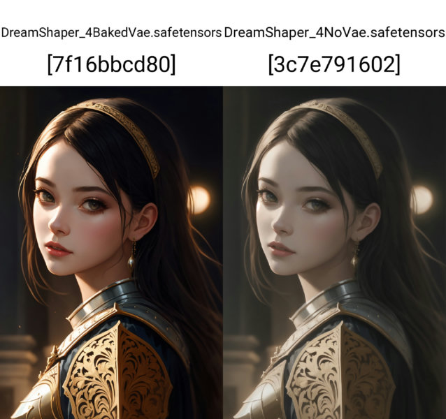 DreamShaper - 4 no vae
