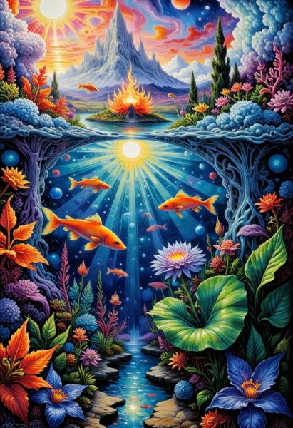 Psychedelic Dreamscape Style Flux V1 - Style V1.0