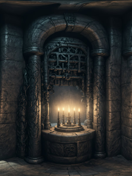 Alien Dungeon Interior - FLUX - v1.0
