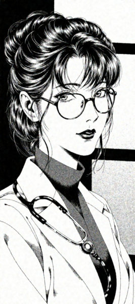 Akihiro Yamada's Manga Style Lora - v1.0
