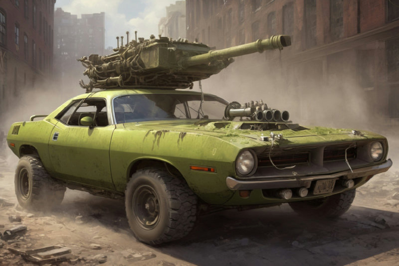 1970 Plymouth Barracuda - SDXL v1.0
