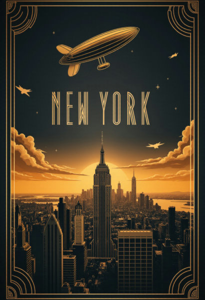 Art Deco Font (Metropolis 1920) - V1