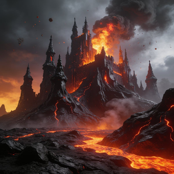 Molten Crust: Realistic Black Magma Style-ZIT-GMR - Molten Crust Flux D-GMR