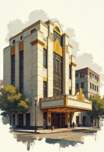 DT_Watercolor Architectural Style_Diverse Architectural Generation - v1.0