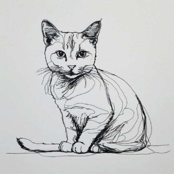 continuous line art XL -GMR - continuous line art-GMR