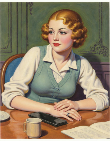 1930's Pin up - Enoch Bolles Style - Flux1-Dev