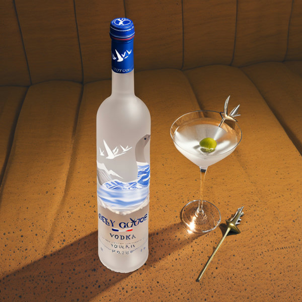 New Grey Goose Vodka Bottle - V1