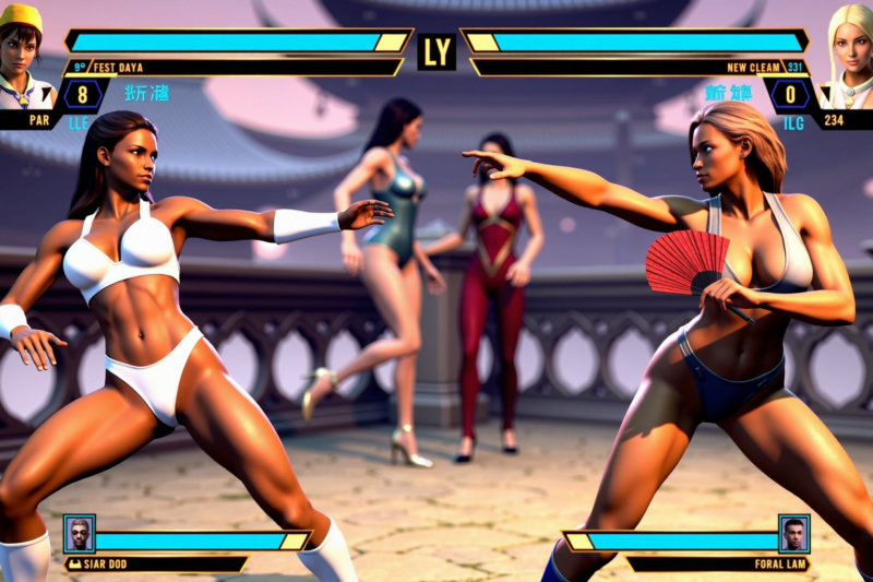 Fighting Game Scene - Flux.1 D