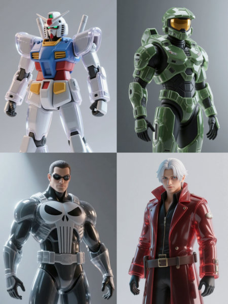 Translucent and glossy figure model - v1.0