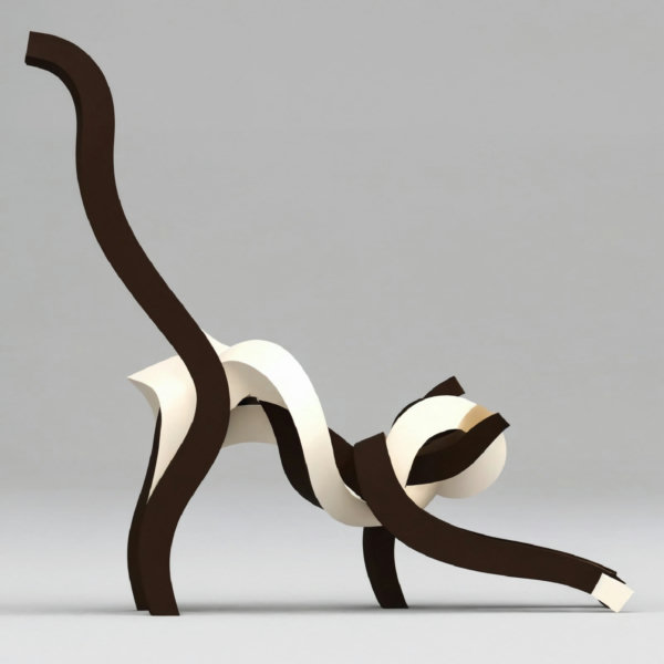 雕塑艺术-线条动物(Sculpture Art-Line Animals)-HXZ - v1.0