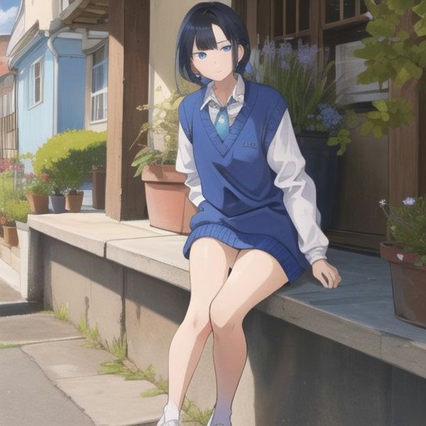 School uniform (Sweater vest) - v1.0